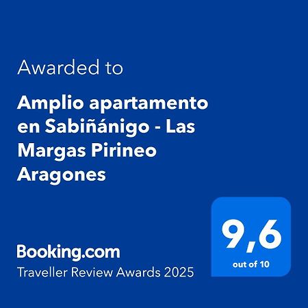 Amplio Apartamento En Sabinanigo - Las Margas Pirineo Aragones Exteriör bild